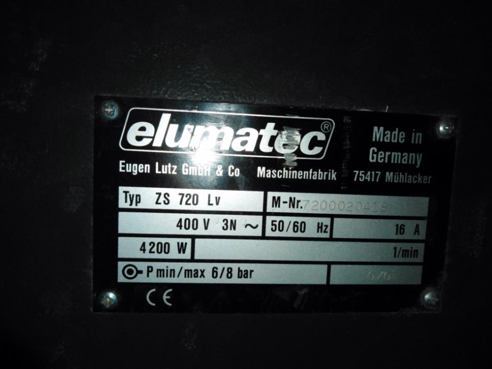 ELUMATEC ZS 720 2-head welding maschine 